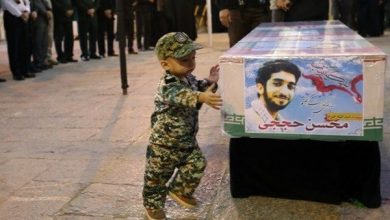 تصویر از شهید مدافع حرم محسن حججی