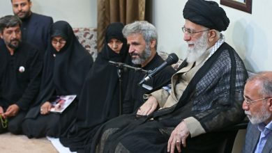 تصویر از بیانات رهبر شهید در دیدار خانواده شهید محسن حججی